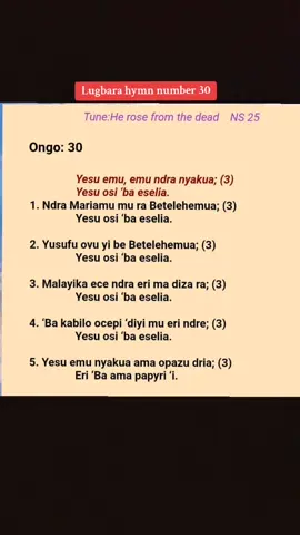 Westnile tiktok 🇺🇬 #Lugbara # Anglican Christian ✝️ # protestant # Hymn song # Yesu emu ndra Nyakua 🎵🎶🎵🙏🙏🙏