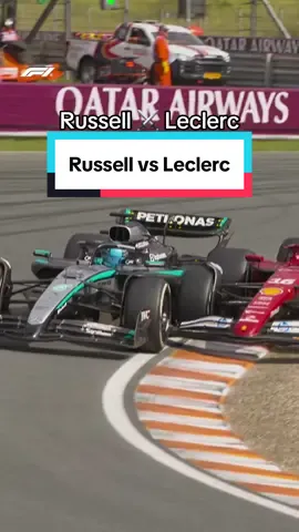 a punchy move from charles 👊 #f1 #dutchgp #charlesleclerc #georgerussell #Motorsport 