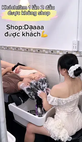 Mấy khách cũng cân đc hết â 🤫 #hottrend #xuhuong #gội_đầu_dưỡng_sinh 