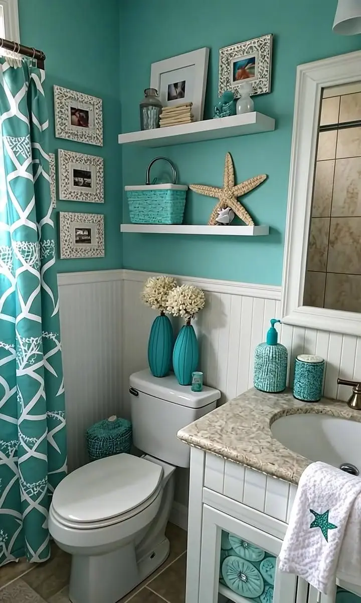 Sieberes amante del mar,elige tono azules y algunos elementos relacionados en el mar y el resultado sera espectacular🥰🥰#LIVEIncentiveProgram #LIVEwithlowfollowers #PaidPartnership #decor77 #decoration 