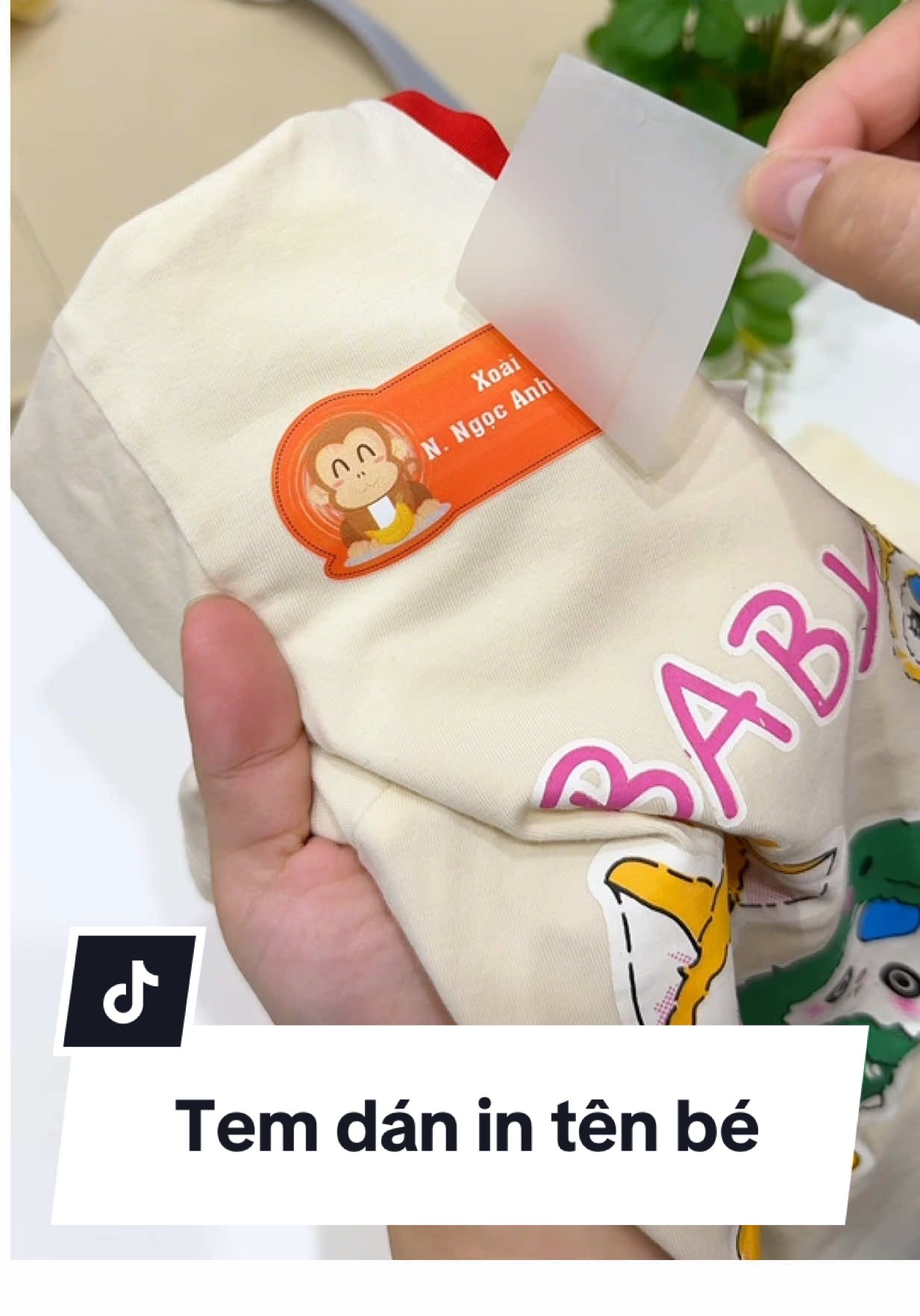 Thay vì ghi bằng tay thì dùng stiker này vừa nhanh vừa tiện #mevabe #sticker #temuinhiet 