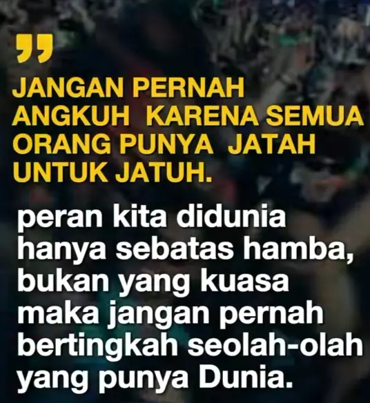 Kehidupan di dunia hanyalah ujian. Kita adalah hamba, bukan pemilik sejati dunia ini. Semua yang kita miliki adalah titipan, yang suatu saat pasti akan kembali kepada Allah. Oleh karena itu, manusia tidak boleh bertingkah seakan-akan dunia ini miliknya. Firman Allah dalam QS. Al-Ankabut [29]: 64: 