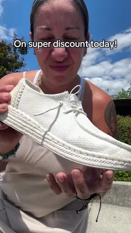 Woven Hey Dudes Sale for Labor Day Weekend! #heydudeshoes #heydudes 