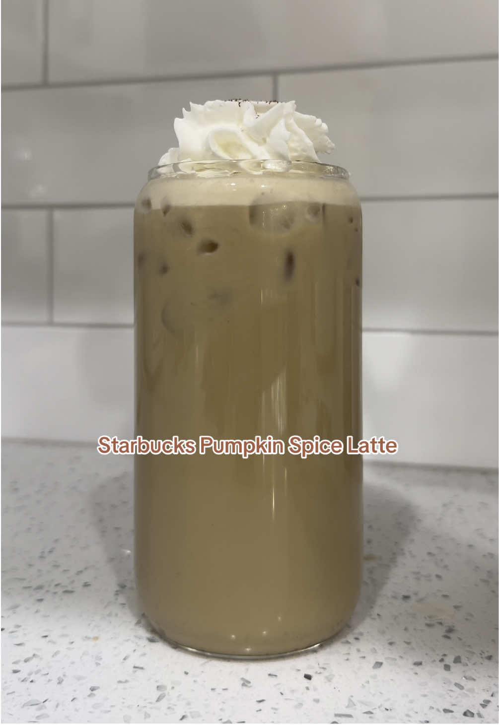 Comment “pumpkin” and I’ll send you the recipe to make the best Starbucks PSL at home #pslseason #pumpkinseason #pumpkinspicelatte #starbucksdrinks #sahm  