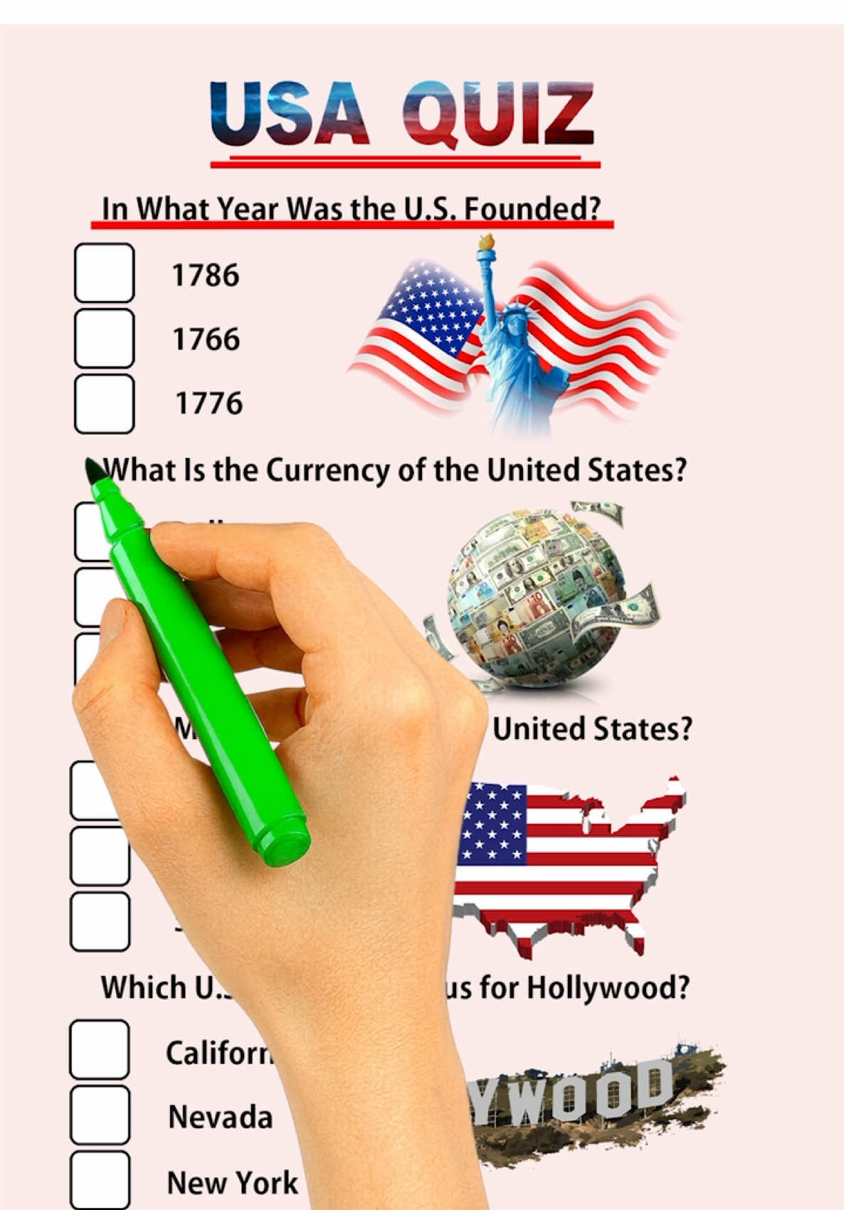 USA Quiz #usa #quiz #quiztime #trivia #foryou 