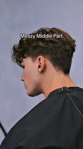 Shoutout to my barber @Elijah Forcier hair styled using @Based Bodyworks @sota studio #fyp #middlepart #haircut #hairstyle #hairtutorial 