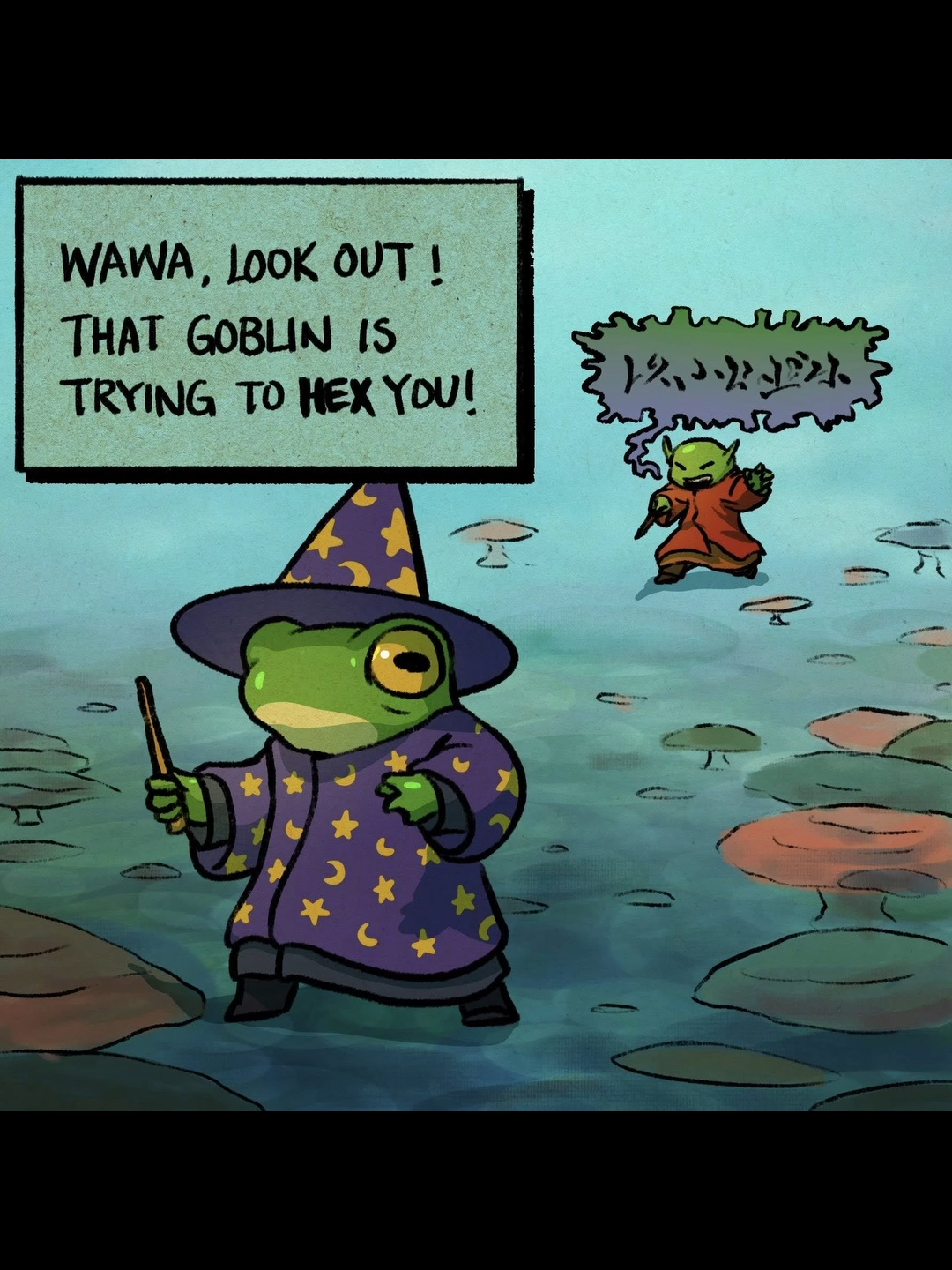 T'was a Counter Spell - Ding Hu Art #dnd