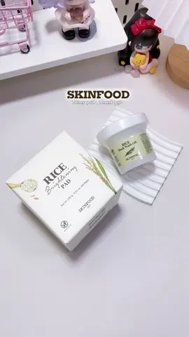 Dưỡng da bằng gạo 🌾 cùng @skinfood__influencers #tonerpadskinfood #maskskinfood #ricebrighteningpad #skinfood #skincare 
