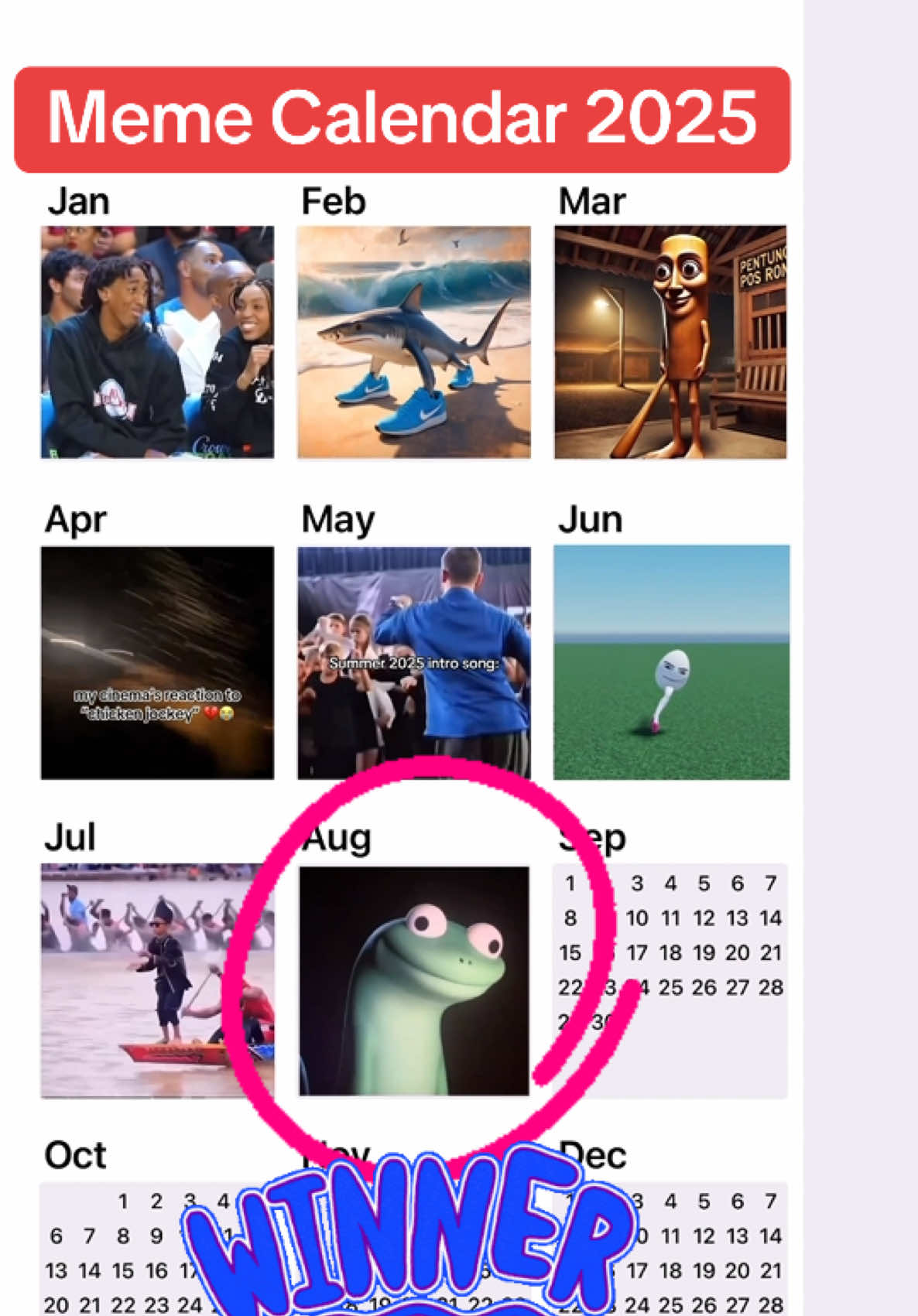 Lizard is the meme of August 🦎 #memecalendar2025 #memecalendar #lizard #fyp #memes