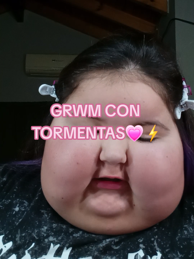 GRWM CON TORMENTA 💗⚡ #GRWM #foryou #paratiiiiiiiiiiiiiiiiiiiiiiiiiiiiiii #viral #tiktok 