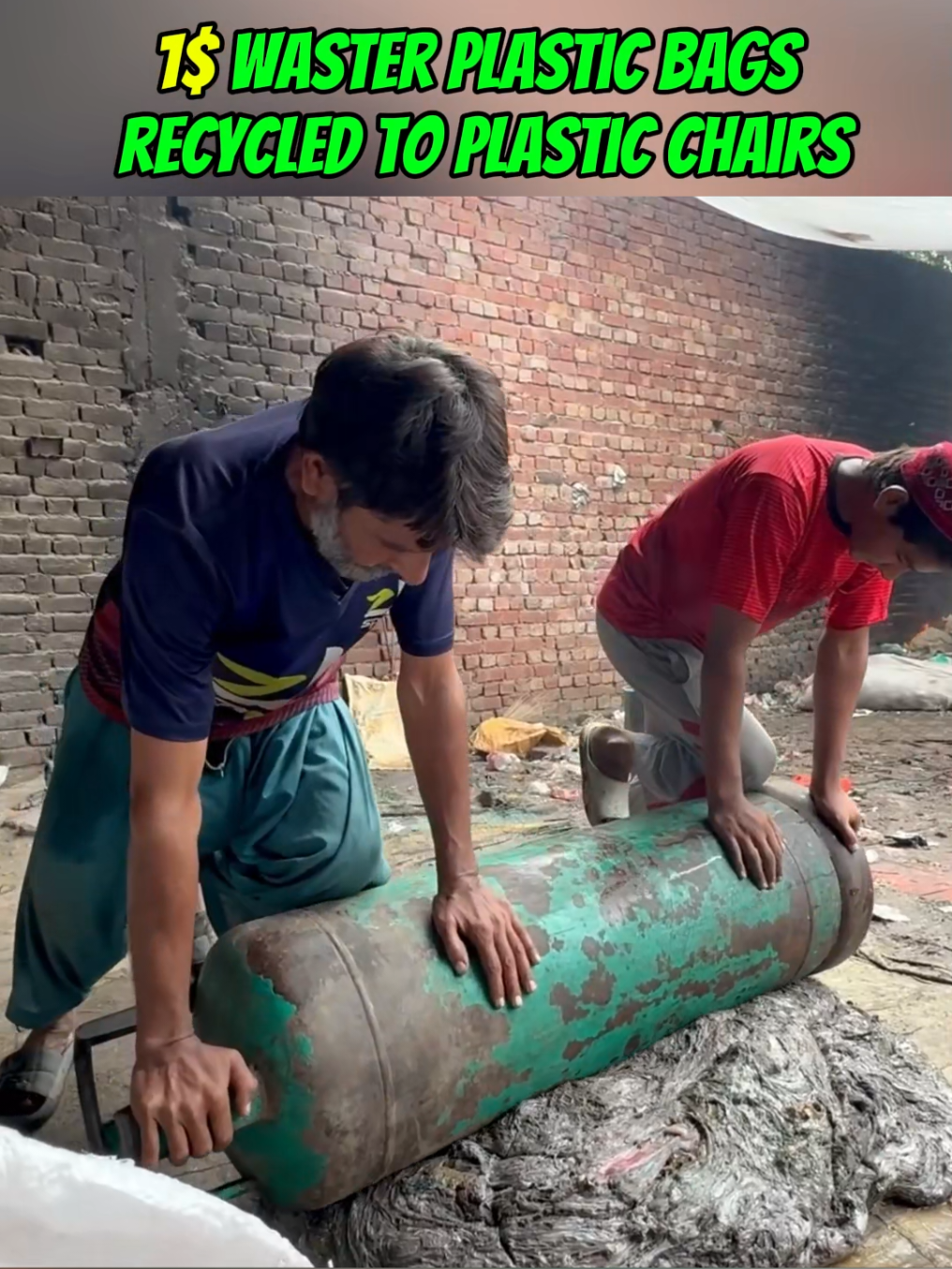 #recycling #recycleplastic #chairs 