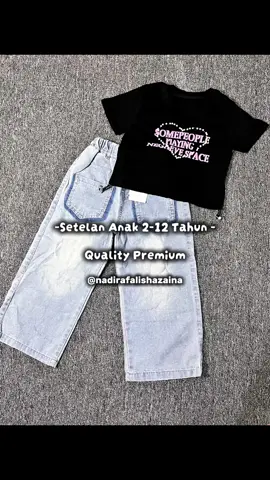 Recomend banget setelan anak 2-12 tahun🖤🖤 #inspirasioutfit #setelananak #ootdanakperempuan 