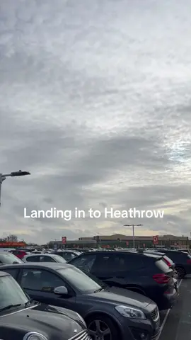 Watched this big boy landing in to Heathrow when I collected my car after my flight. #planes #landing #day #planestopping #boeing 
