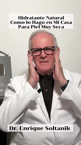 DOCTOR EXPLICA: Hidratante Natural Como lo Hago en Mi Casa Para Piel Muy Seca #tiktok #skincare #natural #doctor #piel 