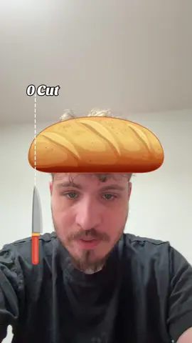 Oui je vais reprendre TikTok vous inquiétez pas mais là c’était une urgence de couper ce pain en 5