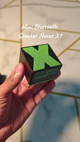 Mini Bluetooth Speaker, Nexus X1, Silent Sound Design Lightweight, portable, R rechargeable bass, 360° stereo sound, suitable for music player #minispeaker #fyp 