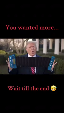 Trump’s accordion shenanigans part 2  #trump #usa #president #accordion #fyp 