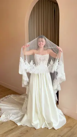 Just another day at Lovely 🥰  - - - Dress 1: Simona by @Florabridal  Dress 2: Rue by @FLOURE Studio  Veil: Sanderson by @moirahughesbridal  @lovelybride  #bridaltiktok #dallasbride #2026bride #lovelybride 
