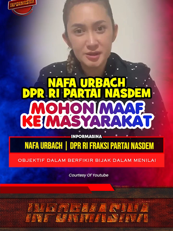 NAFA URBAC DPR RI PARTAI NASDEM MOHON MAAF #beritatiktok #inpormasina #fypシ