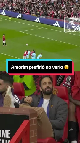 Amorim prefirió enterarse con la reacción de los fans 😅 #PremierLeague #manchesterunited #TikTokDeportes 