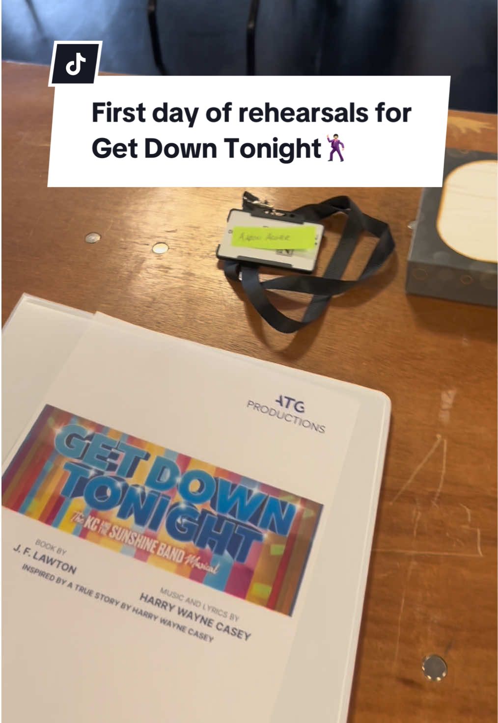 First day of rehearsals for Get Down Tonight!🕺🏻🪩#fyp #musicaltheatre #show #rehearsal #dancer 