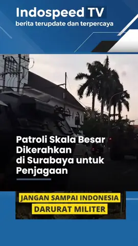 Namanya sih Operasi Gabungan Patroli TNI Polri di seputar Jakarta, tapi sebetulnya itu Semi Darurat Militer, mapping daerah2 rawan konflik tempat berkumpulnya Massa, sampai Sweeping ke Kampus2 untuk mengetahui Rencana2 Demo, ini juga dilakukan di Bandung, surabaya, Jogyakarta, dan pusat ibukota jakarta. #foryou #viralvideo #trending #lewatberanda #daruratmiliter #tni #polri #demodpr #jakarta #kepolisian 