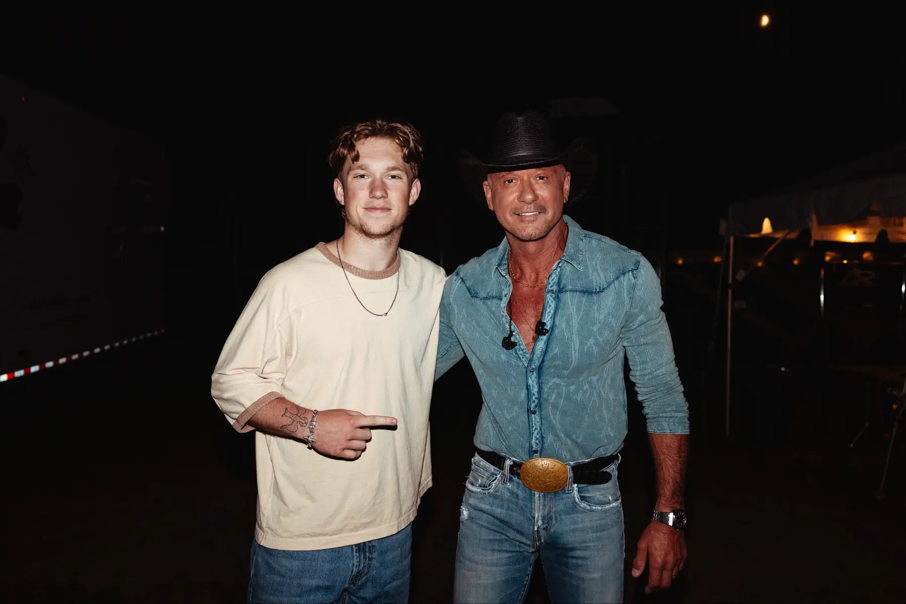 Had the best time with @Tim McGraw at Feild of Dreams  #Tymyers #music 