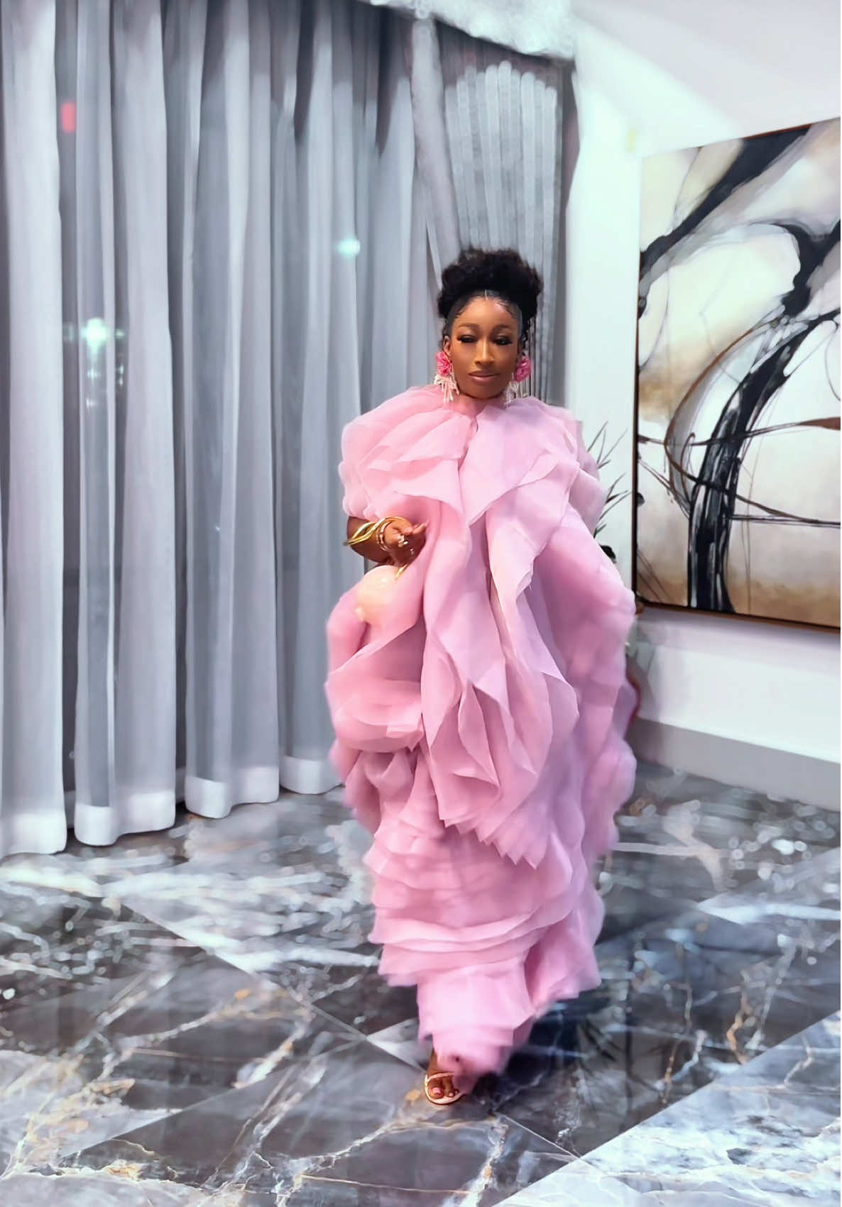 Outfit the baddest💕💘  #thebaddest #pinkoutfit #sunday #fyp #outfitinspo #partydress 