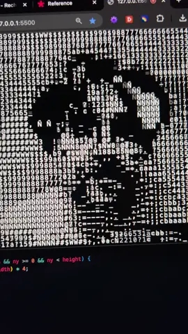 #mixedreality #creativecoding  #javascript #ascii #p5js 