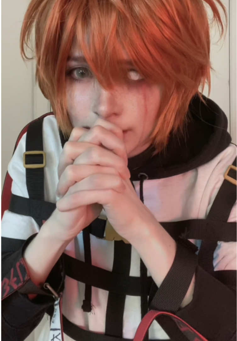 ⚠️Light SFX make up ⚠️ I am gonna do his T3 fit soon even though I HATE IT. I’m also styling my Kokushibo wig soon. I meant to do it today but I procrastinated :D • • • • [#fuutakajiyama #milgramproject #milgramcosplay #milgram #fuutakajiyamacosplay ]