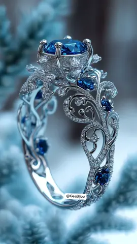 Ocean's Whisper #blue #ocean #ring #art #jewelry 