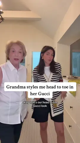 Grandma styles me in her Gucci for Labor Day weekend 