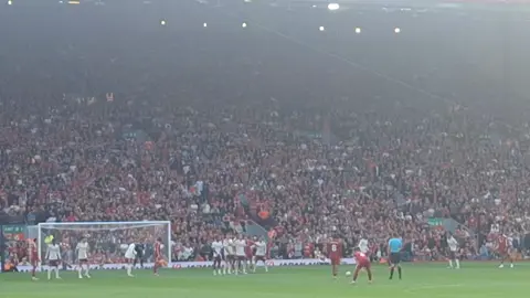 dominik Szoboszlai free kick against arsenal #fyp #goal #szoboszlai #goviral 
