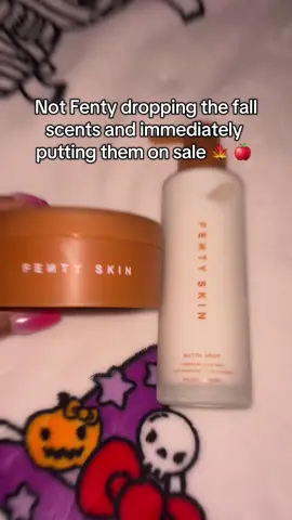 @Fenty Skin really dropped the fall scents and put them on sale 👀🍂 The Butta Drop Body Cream + Body Milk Duo in Salted Caramel smells like silky caramel, cookie-dough sweetness and warm vanilla 🤎 Rich hydration, cozy vibes and glowing skin all day ✨ #tiktokshopcreatorpicks #SaltedCaramel #spotlightfinds #FallVibes #SkincareGoals