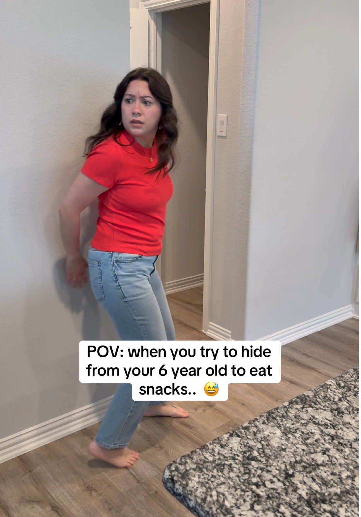She ALWAYS finds me!! 😭 #funny #momlife #family 
