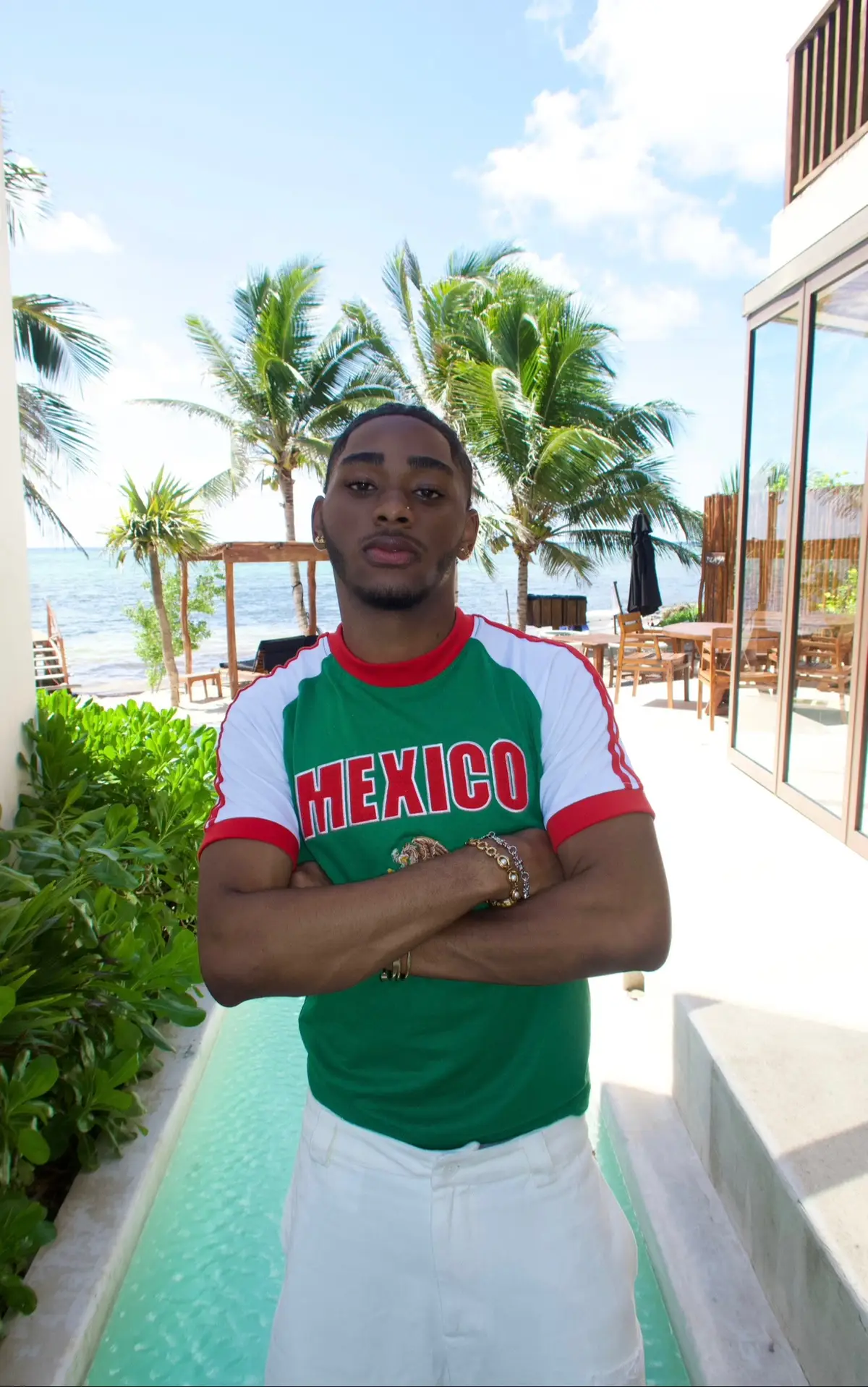 More on IG….@jaheimhuggins  #fashion #mexico #tulum #jaheimhuggins #travelling 