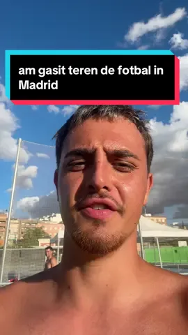 am gasit teren de fotbal in Madrid #fy #mariofasie 