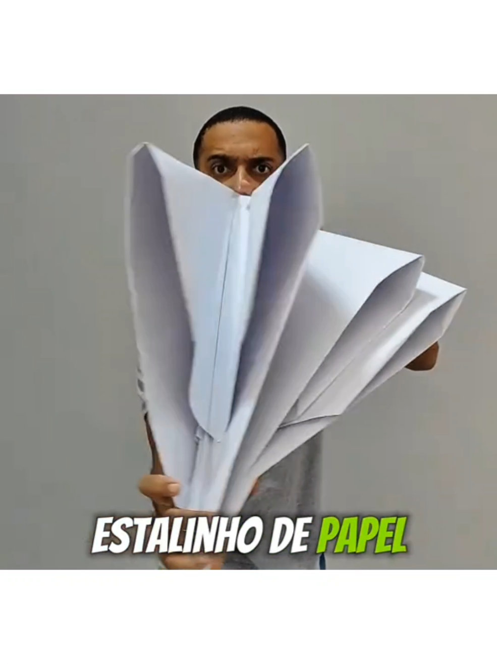 Estalinho de papel GIGANTE o cara tá na maldade 💣😳
