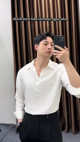mặc sơmi này bị đẹp trai đó #tupolice 