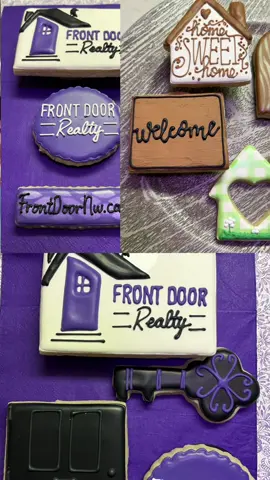 🍪Thank you Angel Lee for prepping our last minute order! 🙏🏻 PS - they were also delicious!!! 🏡🐦‍⬛💜🚪  Theycallmecookielady.com 225-266-6484 or @theycallmecookielady on IG/FB #realestate #realtor #realtorlife #pacificnorthwest #marketing  