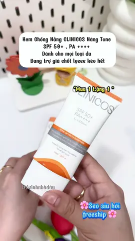 Kem chống nắng CLINICOS NÂNG TONE chống nắng đỉnh lắm lun nay seo á săn lẹ lẹ kẻo hết nha#clinicos #kemchongnang #kemchongnangnangtone #trending #LearnOnTikTok  @Đồ xinh nhà dâu 