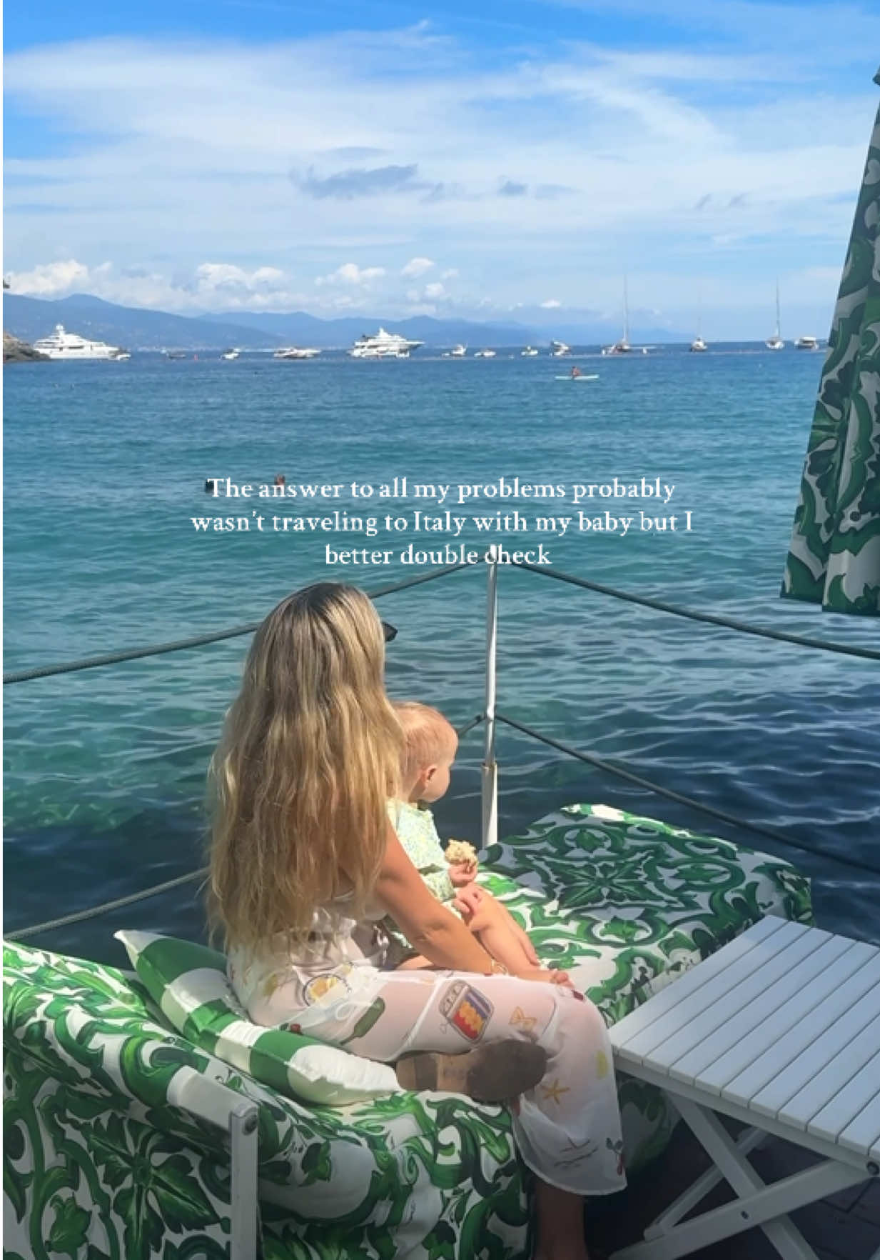 This was def the answer 🤣#answertomyproblems #travelingwithkids #babyfever #familytravel 