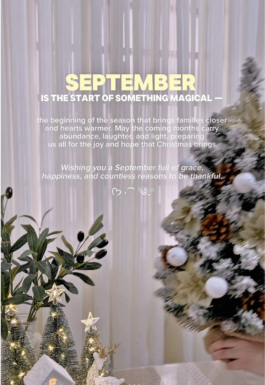 September signals the start of the ber months — the season of Christmas magic. 🎄💫 #bermonths #christmascountdown #christmas #christmasseason #fyp 