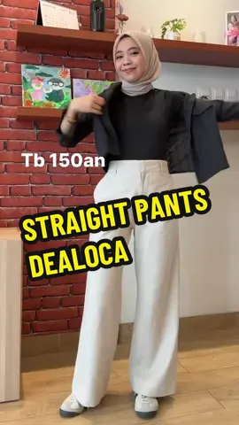 Tampil simple tetep keren pake straight pants dari dealoca gaes! Buruan mumpung hari ini lagi promo
