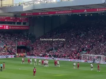 Szoboszlai goal today ☠️🔥. #liverpool #liverpoolfc #arsenal #szoboszlai #goal 