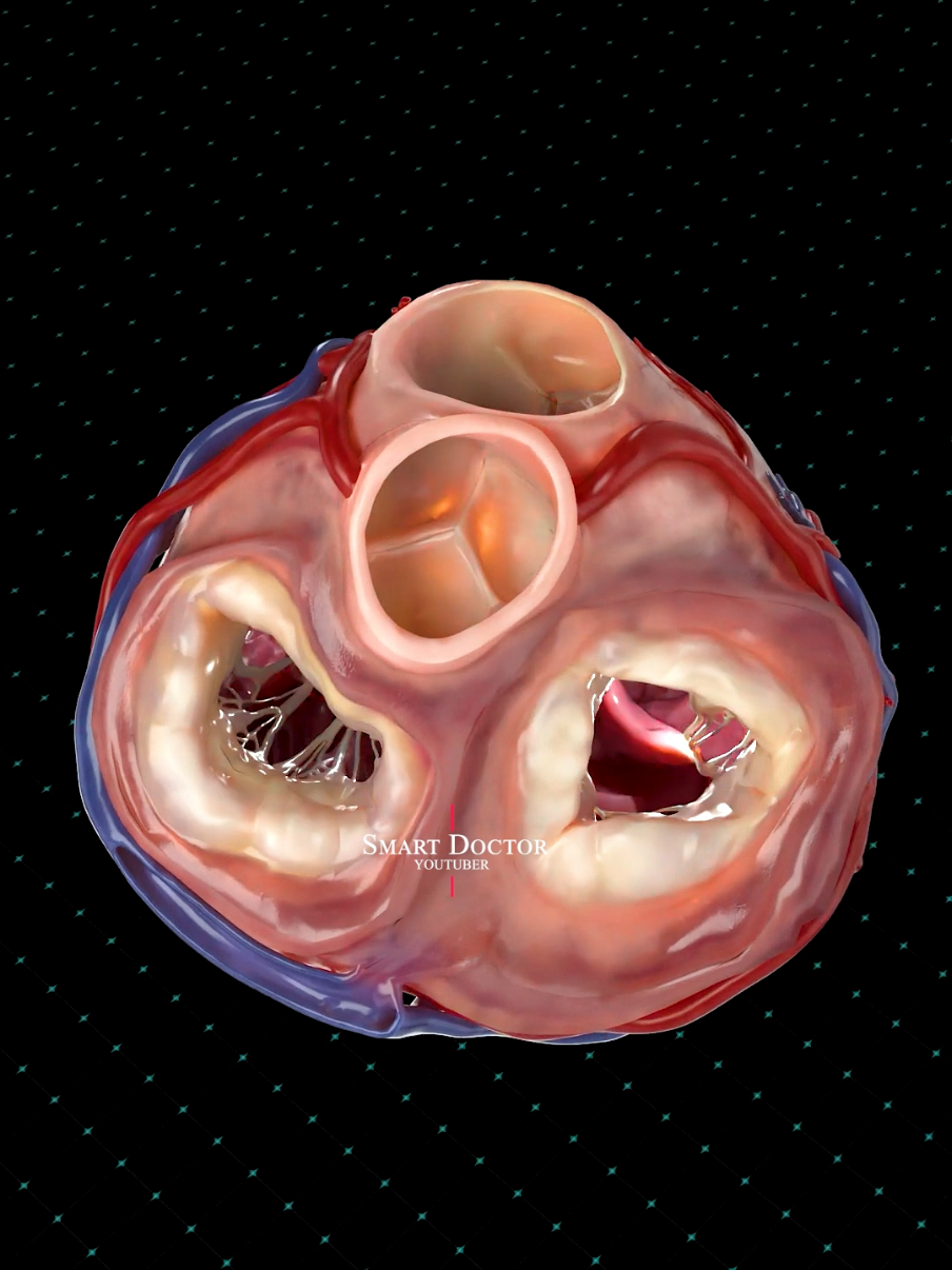 The Gates of Life | Heart Valves in Action 🚪🫀 . . Explore the incredible world of the human heart in this detailed 3D animation. This video reveals the anatomy and function of the four essential valves — aortic, mitral, pulmonary, and tricuspid — which regulate blood flow and keep your heart beating in perfect rhythm. From opening and closing mechanisms to their role as the “gates of life,” discover why these tiny structures are vital for survival. Created by Smart Doctor | 2025 Unauthorized use may result in copyright infringement. . . #pulmonaryhypertension  #heartanatomy #3danimation  #cardiology  #anatomy #heart  #cardio  #meded  #education  #aorticvalve  #smartdoctor1  #medicine #pregnant  #pregnancy 
