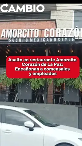 Asalto en restaurante Amorcito Corazón de La Paz: Encañonan a comensales y empleados ➡️Más información en: diariocambio.com.mx #diariocambio #Puebla #viral #tendencia 