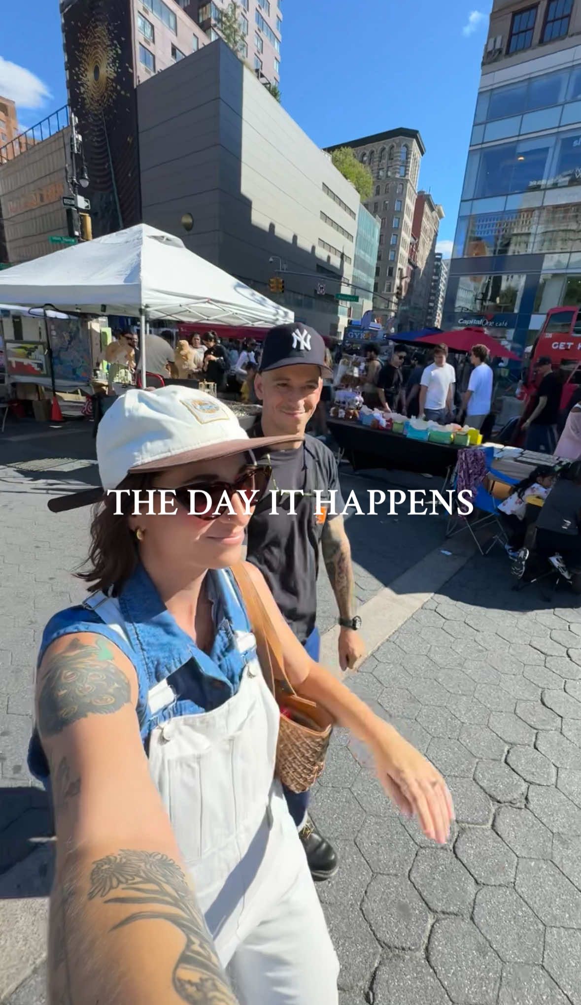 We overheard cashiers at H&M talking about if they thought “it” might happen this weekend and we joined in their convo and tried to collectively manifest it. #thedayithappens #tdih 