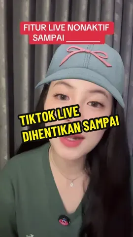 Membalas @Pratama fitur live dinonaktifkan sampai #rekomendefi #tiktoklive #live #livetiktok #belajarbarengdefi 