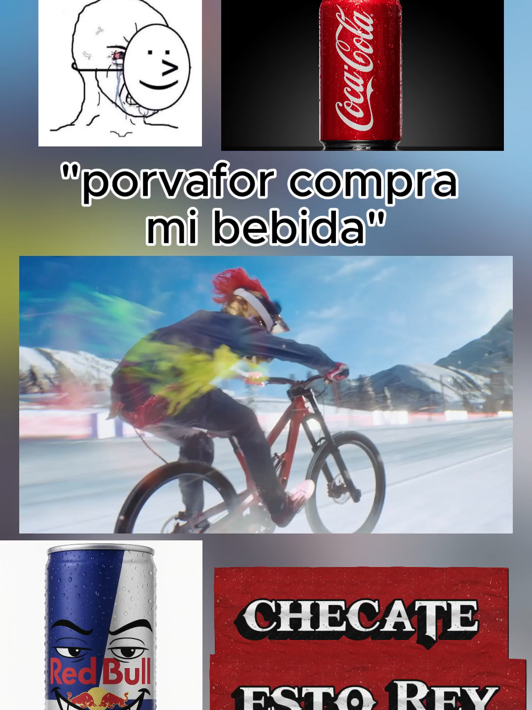 #redbull #riders #bikeriding #riderlife #acrobacias #accion #peligro #ridersrepublic #cocacola